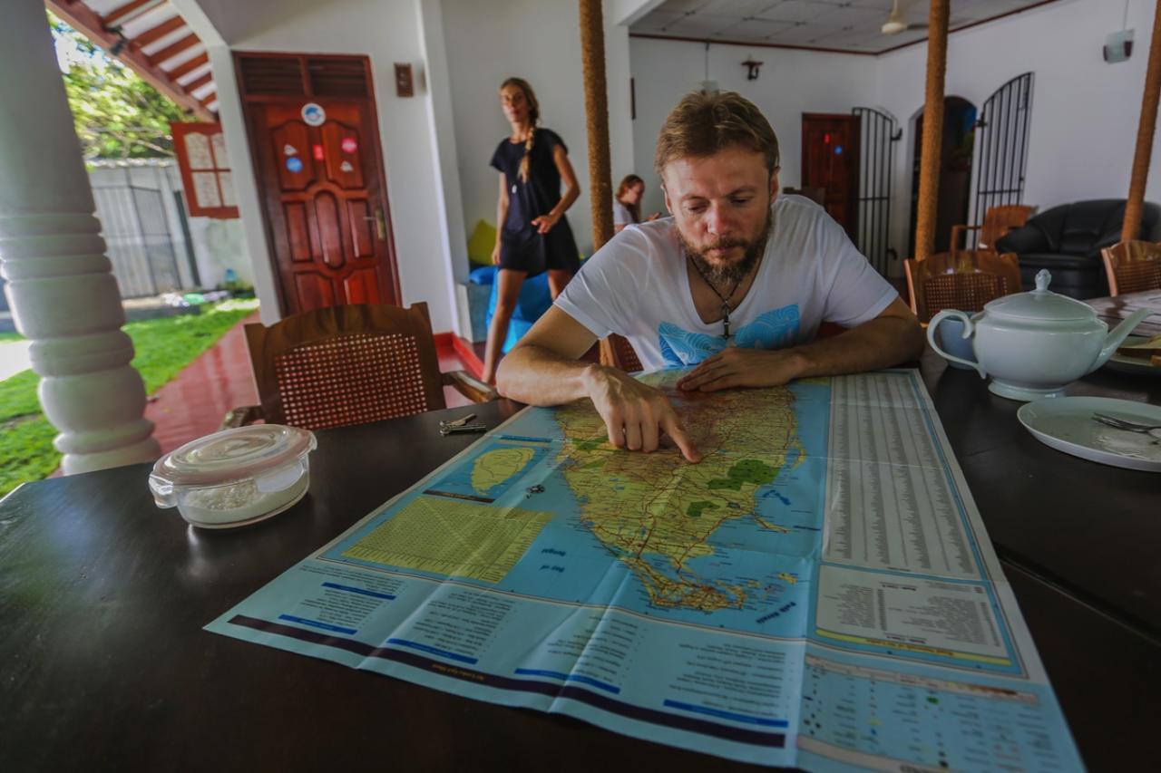 Gihan Guesthouse Mirissa Bagian luar foto